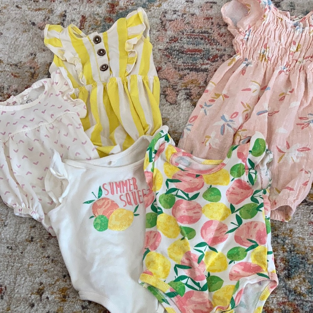 Baby Girl 5 Piece Jessica Simpson 3/6 Months Bundle